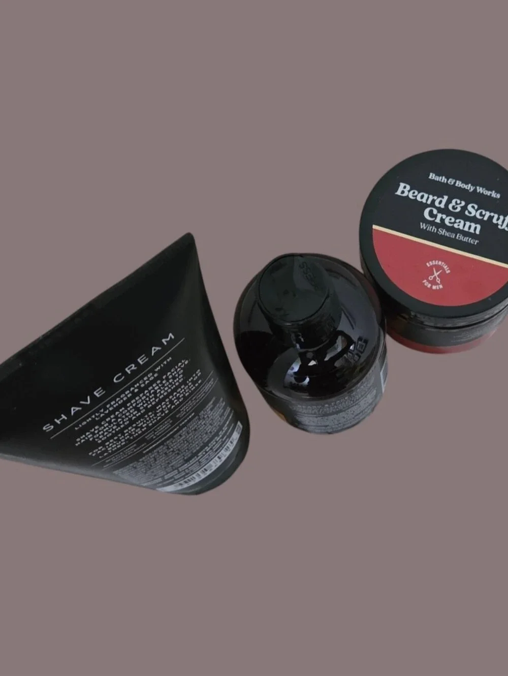 Bath & Body Works Men's Shave Cream, Beard & Face Wash, & Beard & Scruff Cream
